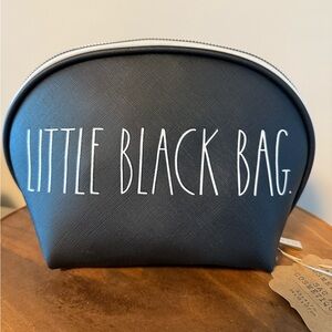 Rae Dunn Black ‘Little Black Bag’ Cosmetic Bag NWT